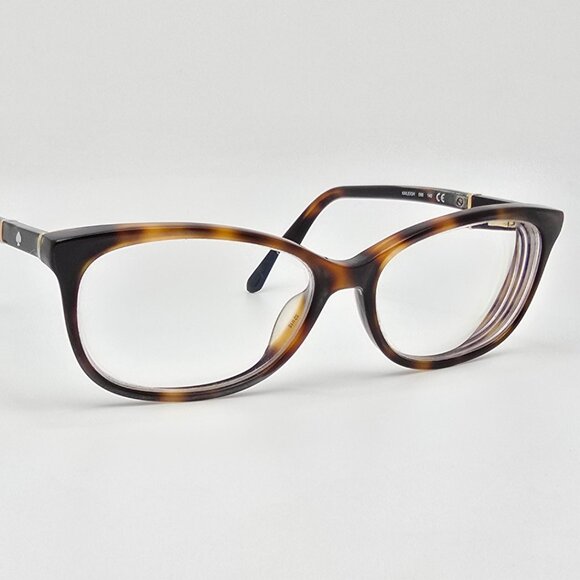 Kate Spade New York Kaileigh 086 Havana Eyeglasses Frame w/ Flexhinge 52-15-140 - Picture 6 of 10